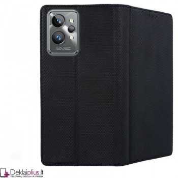 Telone atverčiamas dėklas - juodas (Realme GT2 Pro) Telone atverčiamas dėklas - juodas (Realme GT2 Pro)